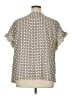 Shein Curve Ivory Short Sleeve Blouse Size 16 Plus (2) - photo 2