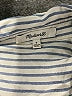 Madewell Stripes Silver Short Sleeve Blouse Size S - photo 7