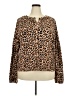 Unbranded Animal Print Brown Pullover Sweater Size 2X - photo 1