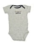 Carter's 100% Cotton Gray Short Sleeve Onesie 3-6 MO / 6 MO - photo 1