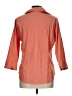 DressBarn 100% Polyester Orange 3/4 Sleeve Blouse Size L - photo 2