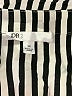 DR2 100% Rayon Stripes Black Short Sleeve Blouse Size 3X - photo 7