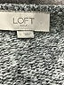 Ann Taylor LOFT Outlet Metallic Silver Pullover Sweater Size L - photo 7