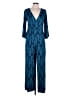 Boden Paisley Blue Jumpsuit Size 10L - photo 1