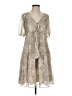 Assorted Brands 100% Polyester Tan Cocktail Dress Size S - photo 1