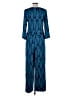 Boden Paisley Blue Jumpsuit Size 10L - photo 2