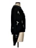 J.Crew 100% Cashmere Graphic Black Cashmere Pullover Sweater Size L - photo 4