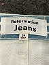 Reformation Jeans Stripes Teal Jeans Size 24 waist - photo 6