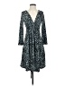 BCBGMAXAZRIA Paisley Teal Casual Dress Size S - photo 1