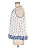 Pink Republic 100% Polyester Blue Sleeveless Blouse Size L - photo 5