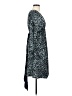 BCBGMAXAZRIA Paisley Teal Casual Dress Size S - photo 4