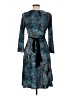 BCBGMAXAZRIA Animal Print Teal Cocktail Dress Size M - photo 2