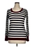 Olive and Oak Stripes Burgundy Pullover Sweater Size XL - photo 1