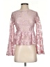 Shein Pink Long Sleeve Blouse Size XS - photo 1
