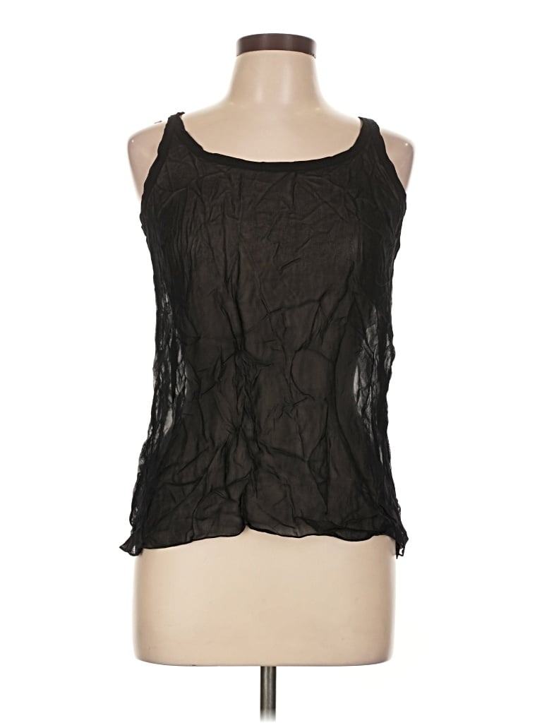 Pre-owned Les Copains Sleeveless Blouse In Black