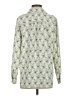 Ann Taylor 100% Polyester Floral Ivory Long Sleeve Blouse Size S - photo 2