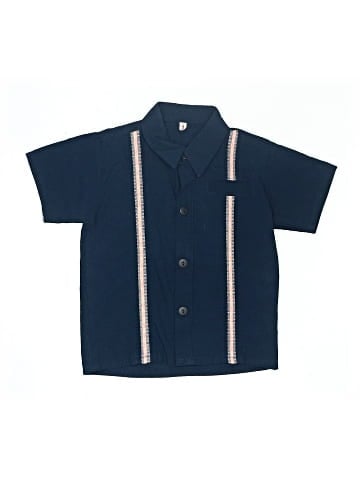 Unbranded Short Sleeve Button-Down Shirt (view 1)
