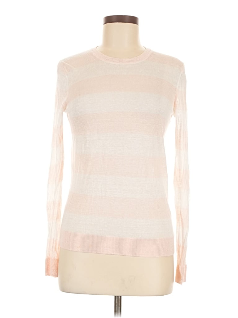Pre-owned Theory Pullover Sweater In Ivory
