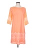 Gianni Bini 100% Polyester Orange Casual Dress Size XS - photo 1