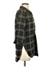 Peyton Jensen Plaid Gray 3/4 Sleeve Blouse Size S - photo 4