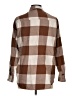Old Navy 100% Cotton Plaid Brown Long Sleeve Button-Down Shirt Size M - photo 2