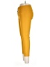 Chocolate Solid Yellow Casual Pants Size L - photo 5