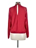 Bebe Red Long Sleeve Blouse Size M - photo 2