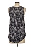 Cupio Black Purple Sleeveless Blouse Size S - photo 2