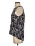 Cupio Black Purple Sleeveless Blouse Size S - photo 5