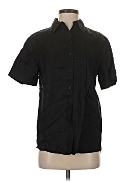 Anine Bing Short Sleeve Button-Down Shirt (view 1)