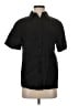Anine Bing Black Short Sleeve Button-Down Shirt Size XS - photo 1