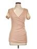 Doublju Tan Short Sleeve Top Size L - photo 1