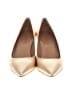 Talbots 100% Leather Metallic Gold Heels Size 8 1/2 - photo 2