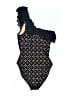 J.Crew Graphic Black One Piece Swimsuit Size 6 - photo 2