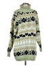 By Anthropologie Print Green Pullover Sweater Size M - photo 1