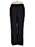 Argent Solid Black Wool Pants Size 18 - photo 1