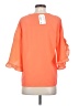 Jess Lea 100% Polyester Orange 3/4 Sleeve Blouse Size S - photo 2