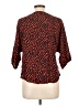 Gap 100% Rayon Hearts Red Orange 3/4 Sleeve Blouse Size L - photo 2