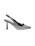 Steve Madden Metallic Silver Blue Heels Size 7 1/2 - photo 1