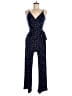 Kaileigh Polka Dots Blue Jumpsuit Size S - photo 1