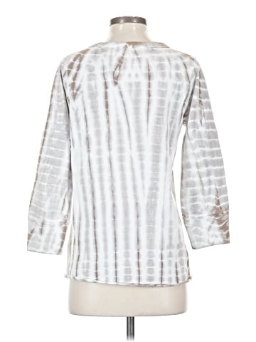 James Perse 3/4 Sleeve Blouse (view 2)