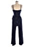 Kaileigh Polka Dots Blue Jumpsuit Size S - photo 2