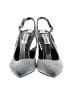 Steve Madden Metallic Silver Blue Heels Size 7 1/2 - photo 2