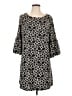 Lapis Print Black Casual Dress Size L - photo 1