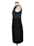 Theory 100% Wool Color Block Black Cocktail Dress Size 2 - photo 5