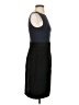 Theory 100% Wool Color Block Black Cocktail Dress Size 2 - photo 4
