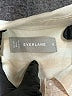 Everlane 100% Linen Stripes Ivory Long Sleeve Button-Down Shirt Size 10 - photo 7