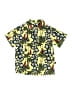 First Wave 100% Polyester Tropical Yellow Short Sleeve Button-Down Shirt Size 7 - photo 1