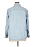 MICHAEL Michael Kors 100% Lyocell Blue Long Sleeve Button-Down Shirt Size XL - photo 2