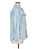 MICHAEL Michael Kors 100% Lyocell Blue Long Sleeve Button-Down Shirt Size XL - photo 4